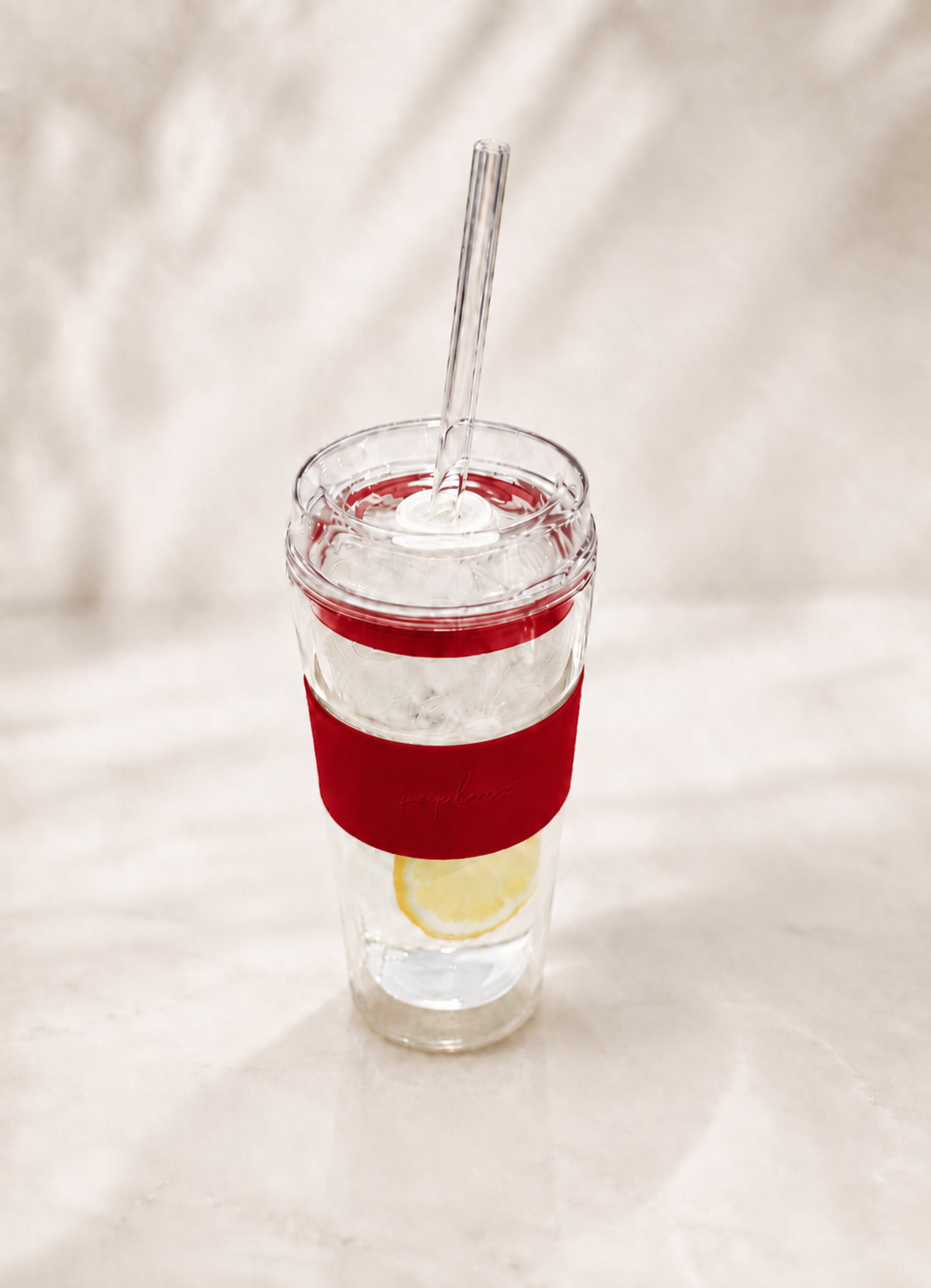 SipLux® Glass Travel Cup with Lid