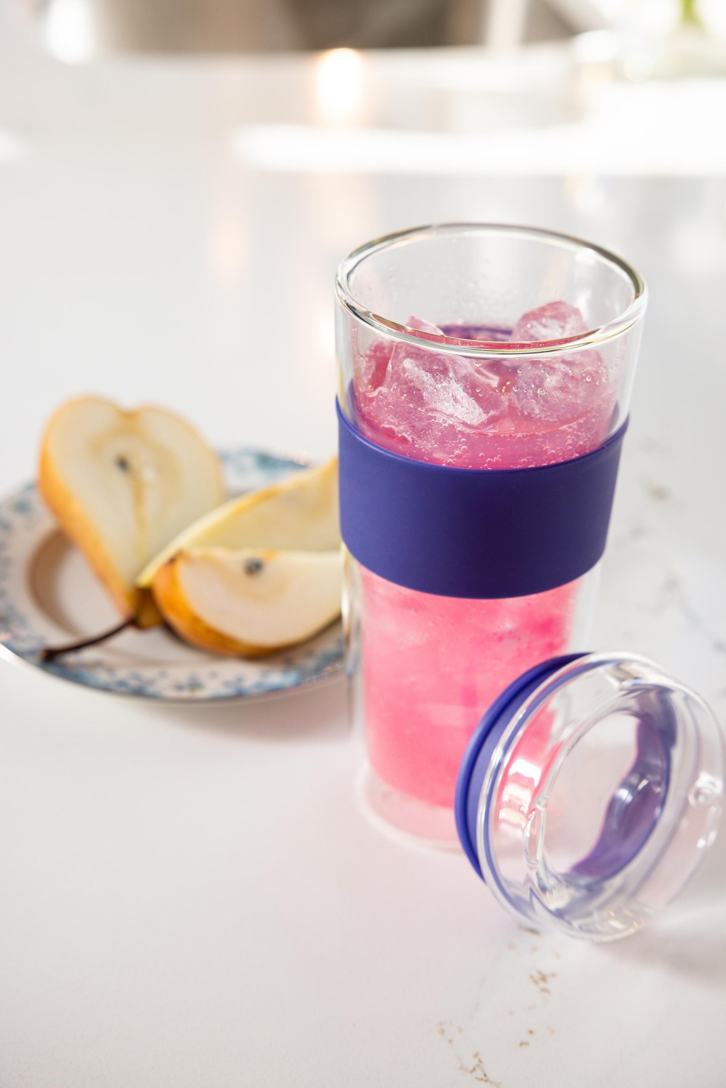 SipLux® Glass Travel Cup
