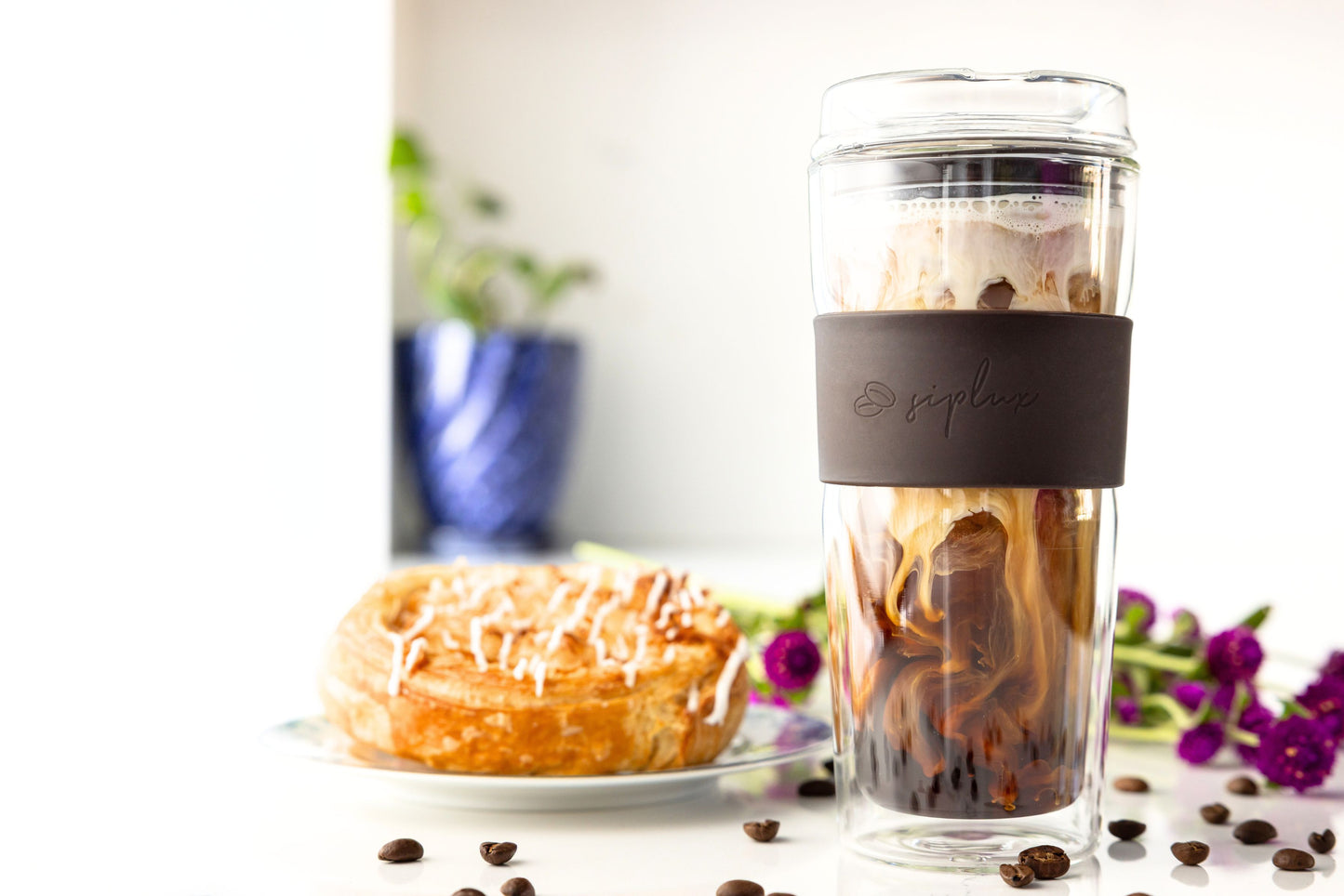 SipLux™ Glass Travel Cup